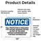 Signmission 7 in Height, 10 in Width, Vinyl Decal, Rectangle OS-2PACK-NS-D-710-L-12446 - alternate 2